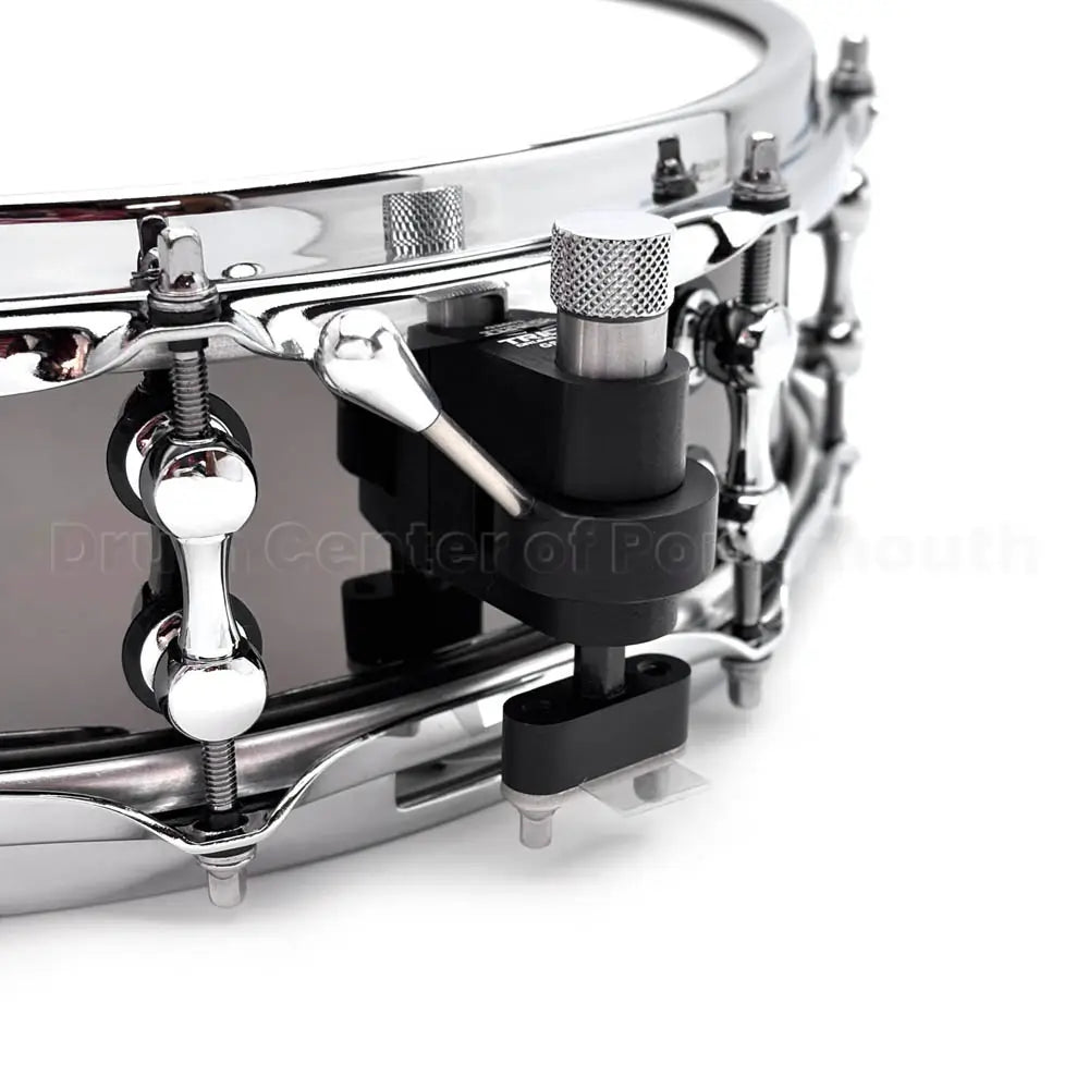 Ahead Black Chrome On Brass Snare Drum 14x4 w/Trick Throw-Off - Drum Center Of Portsmouth