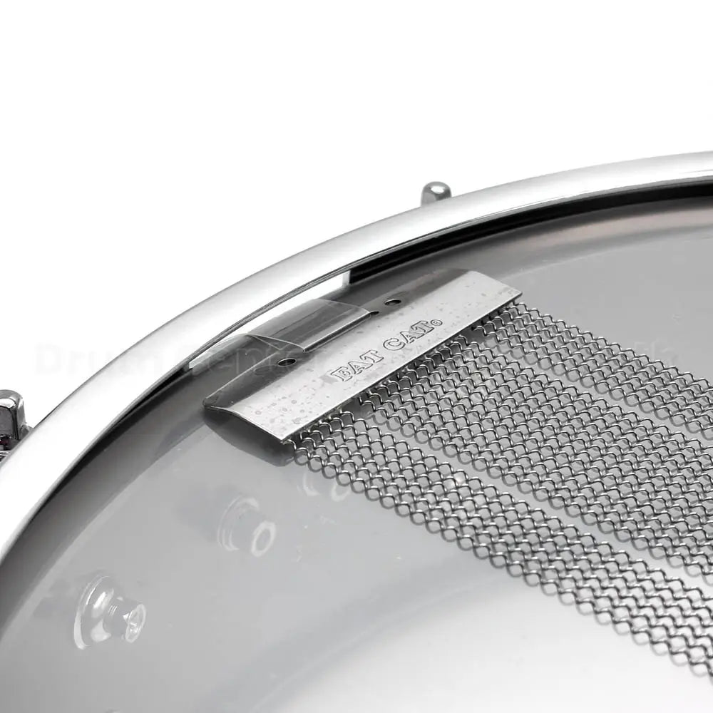 Ahead Black Chrome On Brass Snare Drum 14x4 w/Trick Throw-Off - Drum Center Of Portsmouth