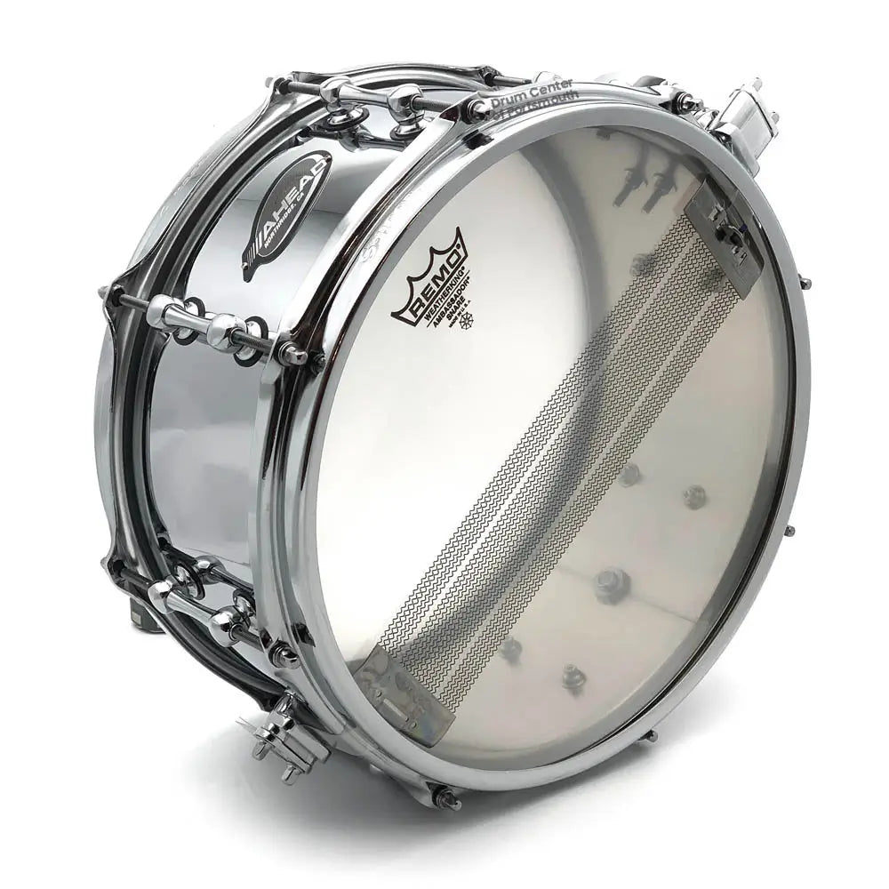 Ahead Black Chrome On Brass Snare Drum 13x6 - Drum Center Of Portsmouth