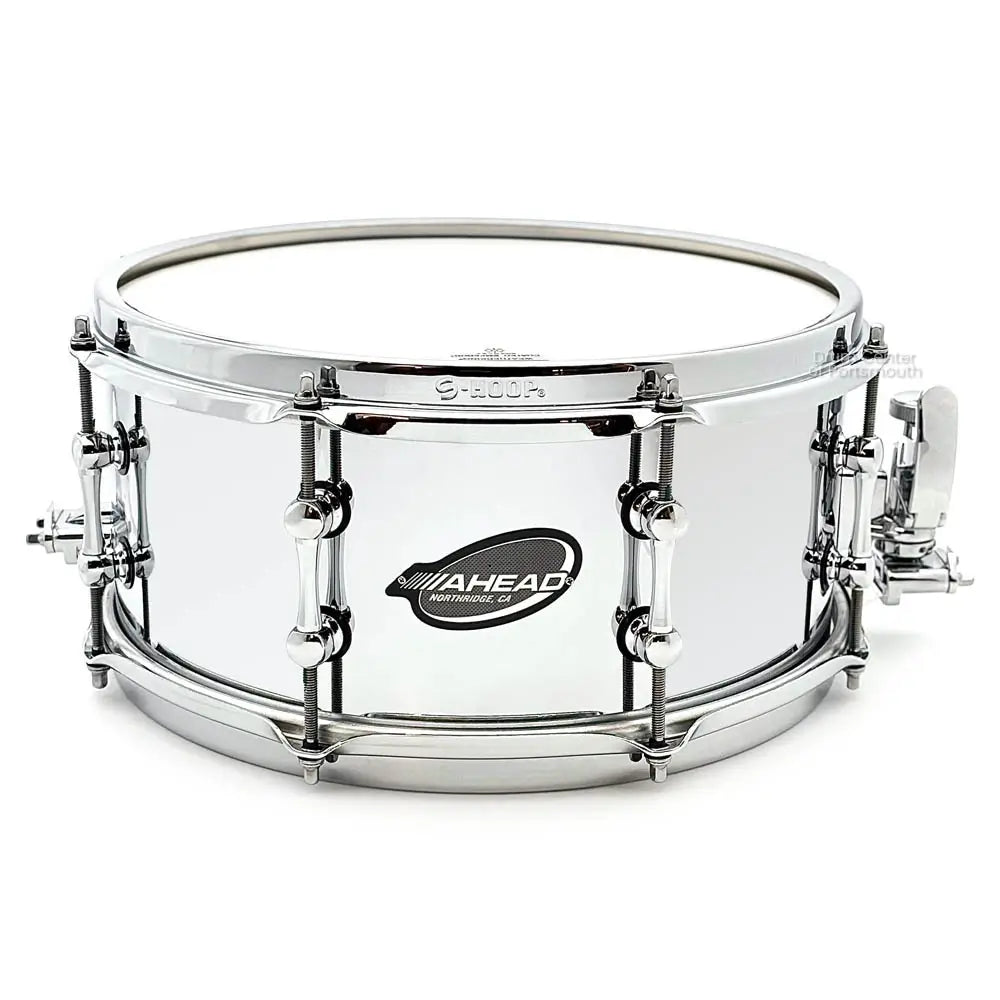 Ahead Chrome On Brass Snare Drum 13x6