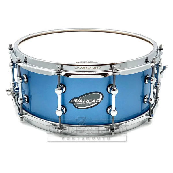 パーカッション・打楽器 VRUC Drum Master GRIP Ahead Steam Bent 1-ply Maple Snare Drum 14x6 Custom Porcaro Blue Finis