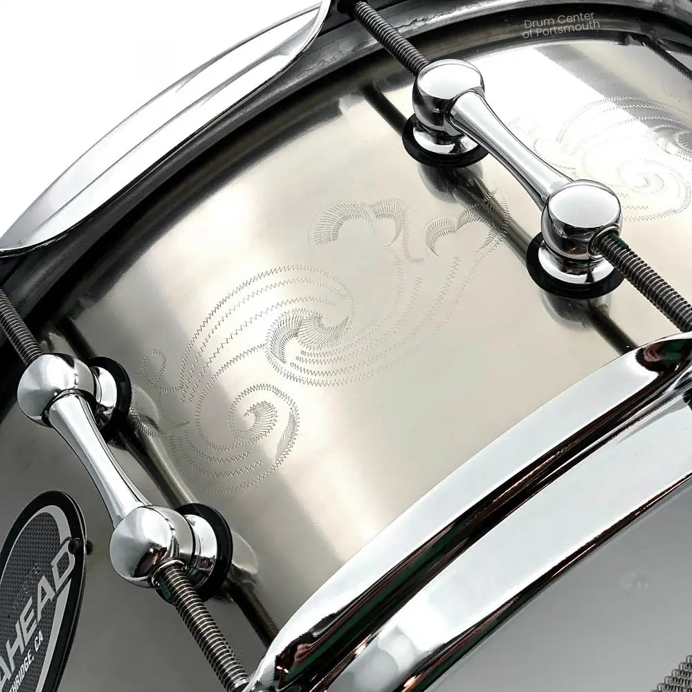 Ahead Engraved Titanium Snare Drum 14x6 - Drum Center Of Portsmouth