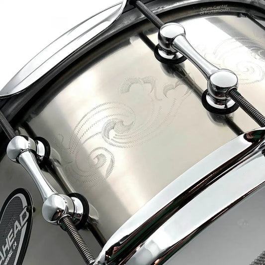 Ahead Engraved Titanium Snare Drum 14x6 - Drum Center Of Portsmouth
