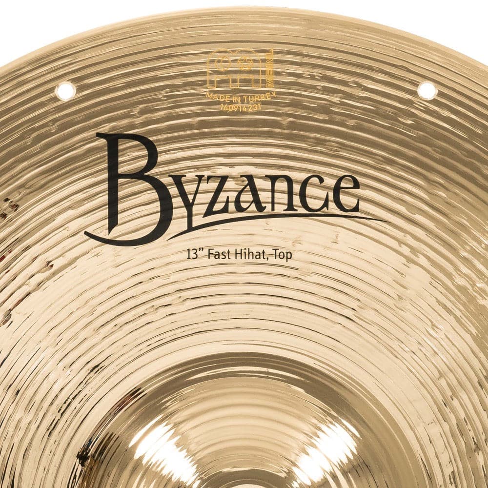 Meinl Byzance Fast Hi Hat Cymbals Brilliant 13