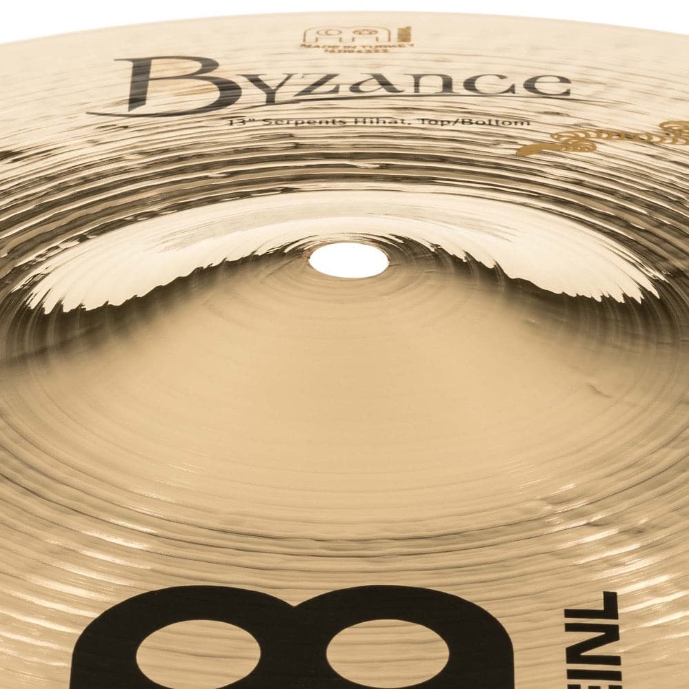 Meinl Byzance Brilliant Serpents Hi Hat Cymbals 13