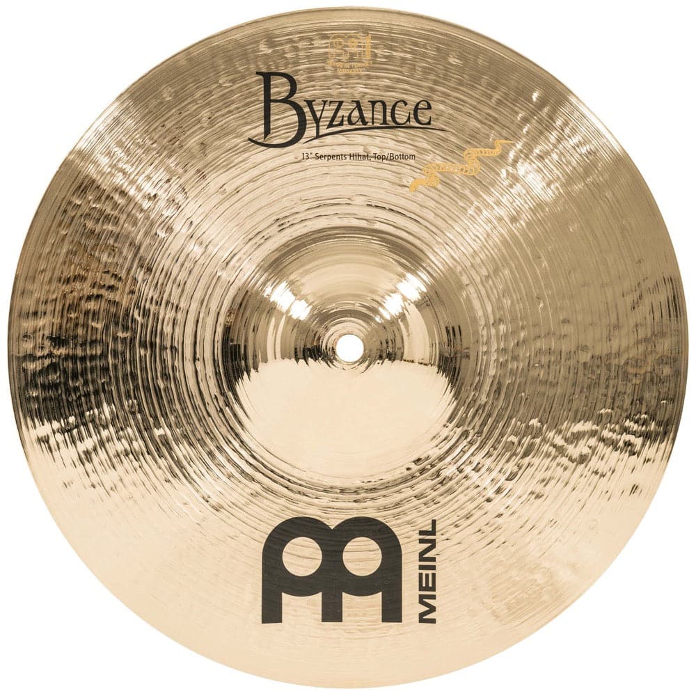 Meinl Byzance Brilliant Serpents Hi Hat Cymbals 13