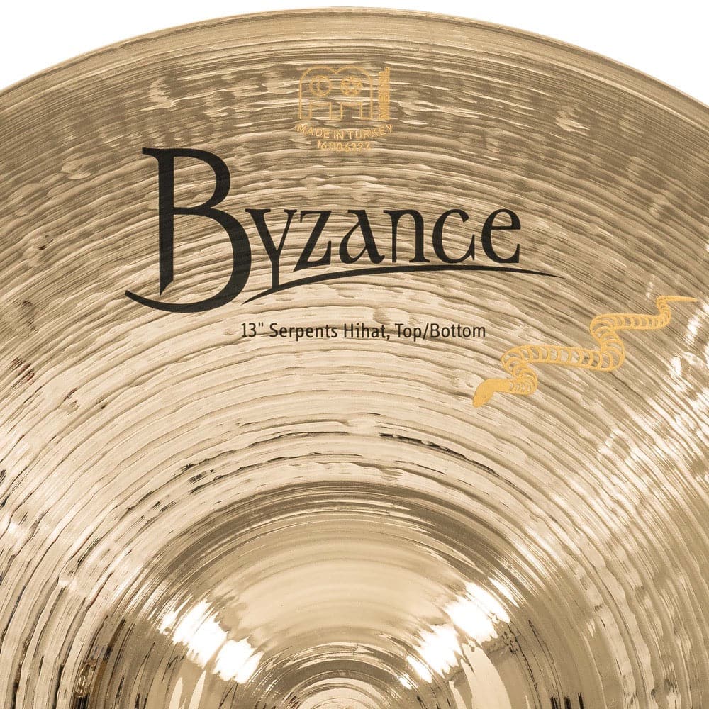 Meinl Byzance Brilliant Serpents Hi Hat Cymbals 13