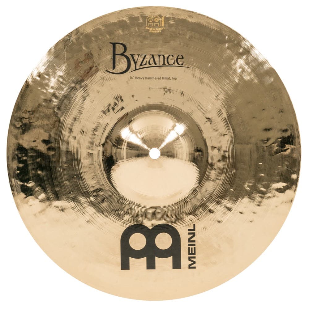 Meinl Cymbals B14HHH-B Byzance Brilliant 14" Heavy Hammered Hi Hat Cymbals