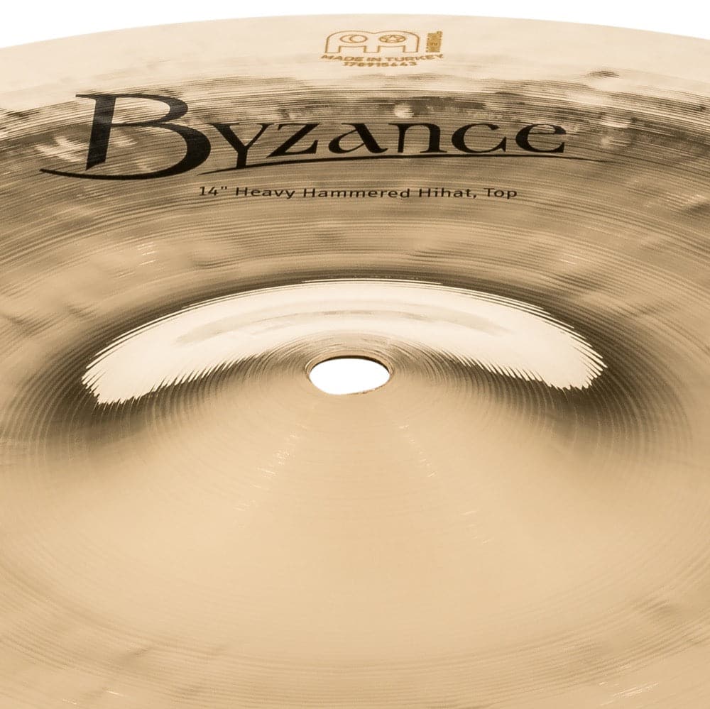 Meinl Cymbals B14HHH-B Byzance Brilliant 14" Heavy Hammered Hi Hat Cymbals
