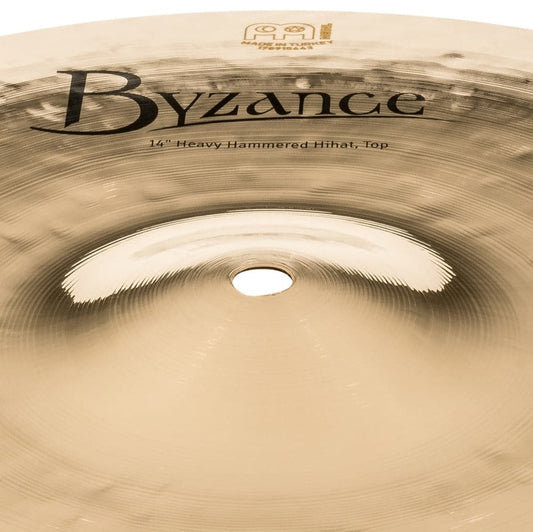 Meinl Cymbals B14HHH-B Byzance Brilliant 14" Heavy Hammered Hi Hat Cymbals