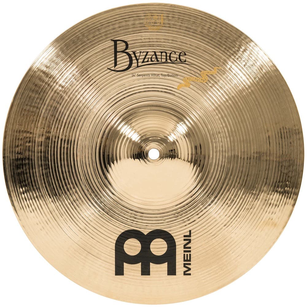 Meinl Byzance Brilliant Serpents Hi Hat Cymbals 14