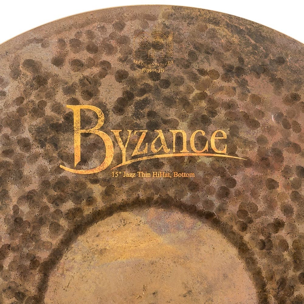 Meinl Byzance Jazz Thin Hi Hat Cymbals 15"