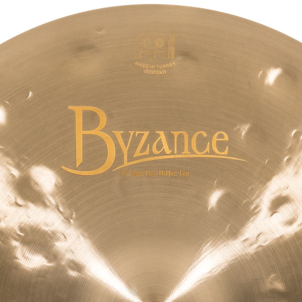 Meinl Byzance Jazz Thin Hi Hat Cymbals 15"