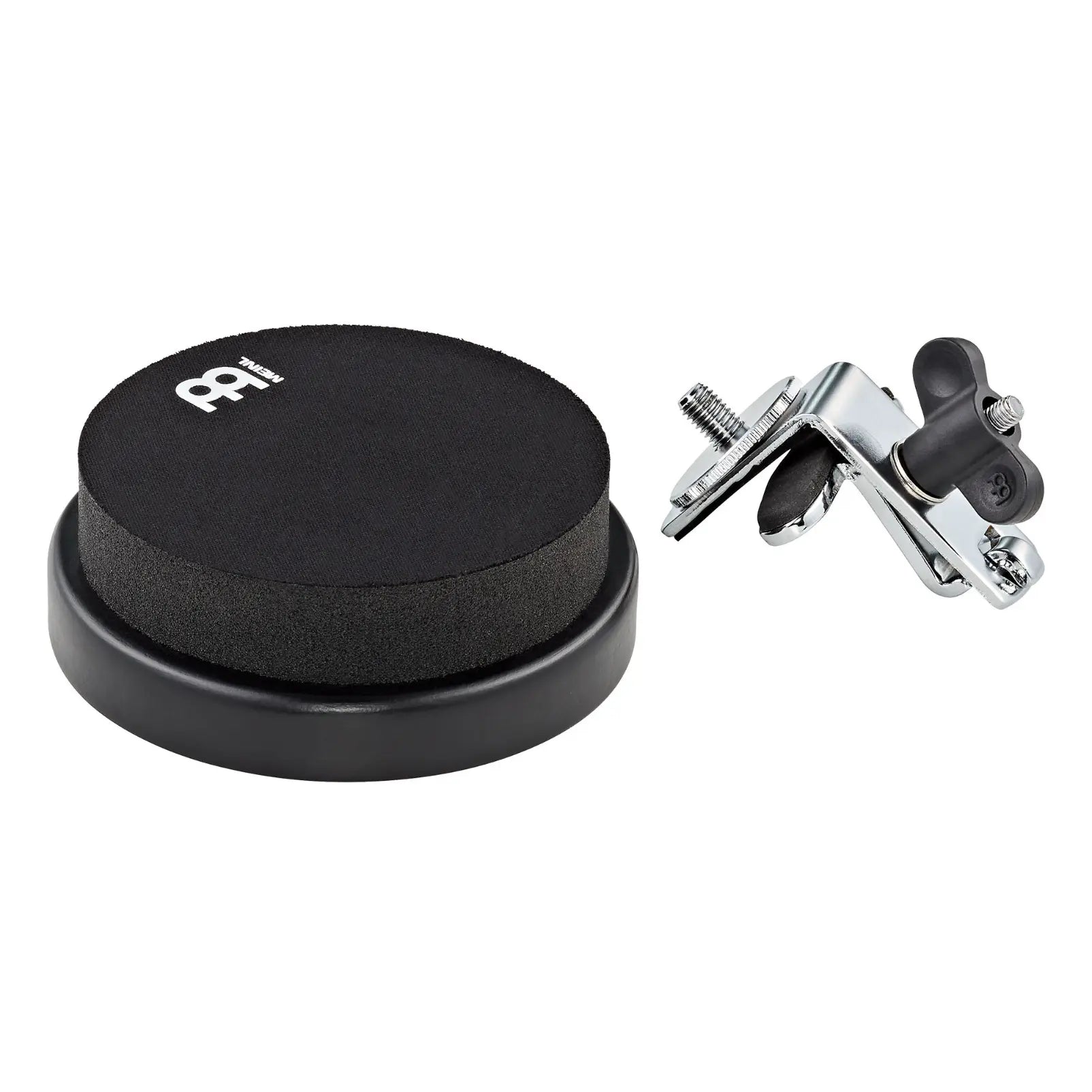Meinl Bass Drum-Mounted Practice Pad 4" Black - Drum Center Of Portsmouth