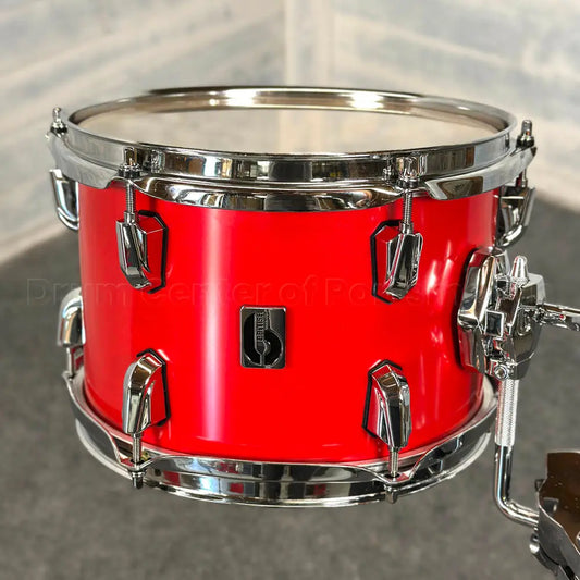 British Drum Company Enigma Tom 10x7 Satin Scarlett