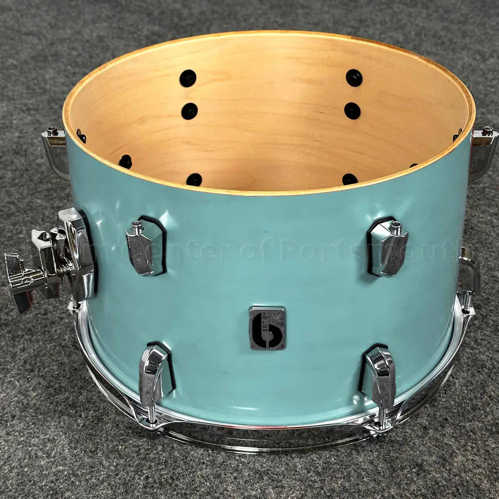 British Drum Company Enigma 4pc Drum Set 22/10/12/16 Satin Teal