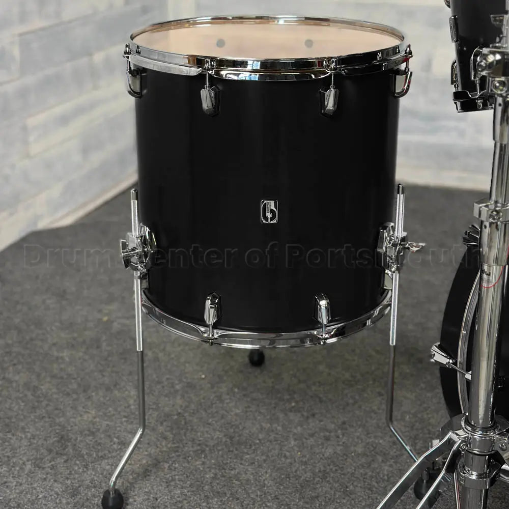 British Drum Company Enigma 4pc Drum Set 22/10/12/16 Satin Black