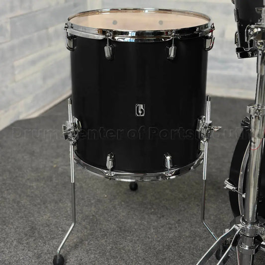 British Drum Company Enigma 4pc Drum Set 22/10/12/16 Satin Black
