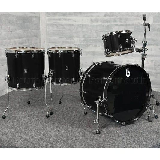 British Drum Company Enigma 4pc Drum Set 22/12/14/16 Satin Black