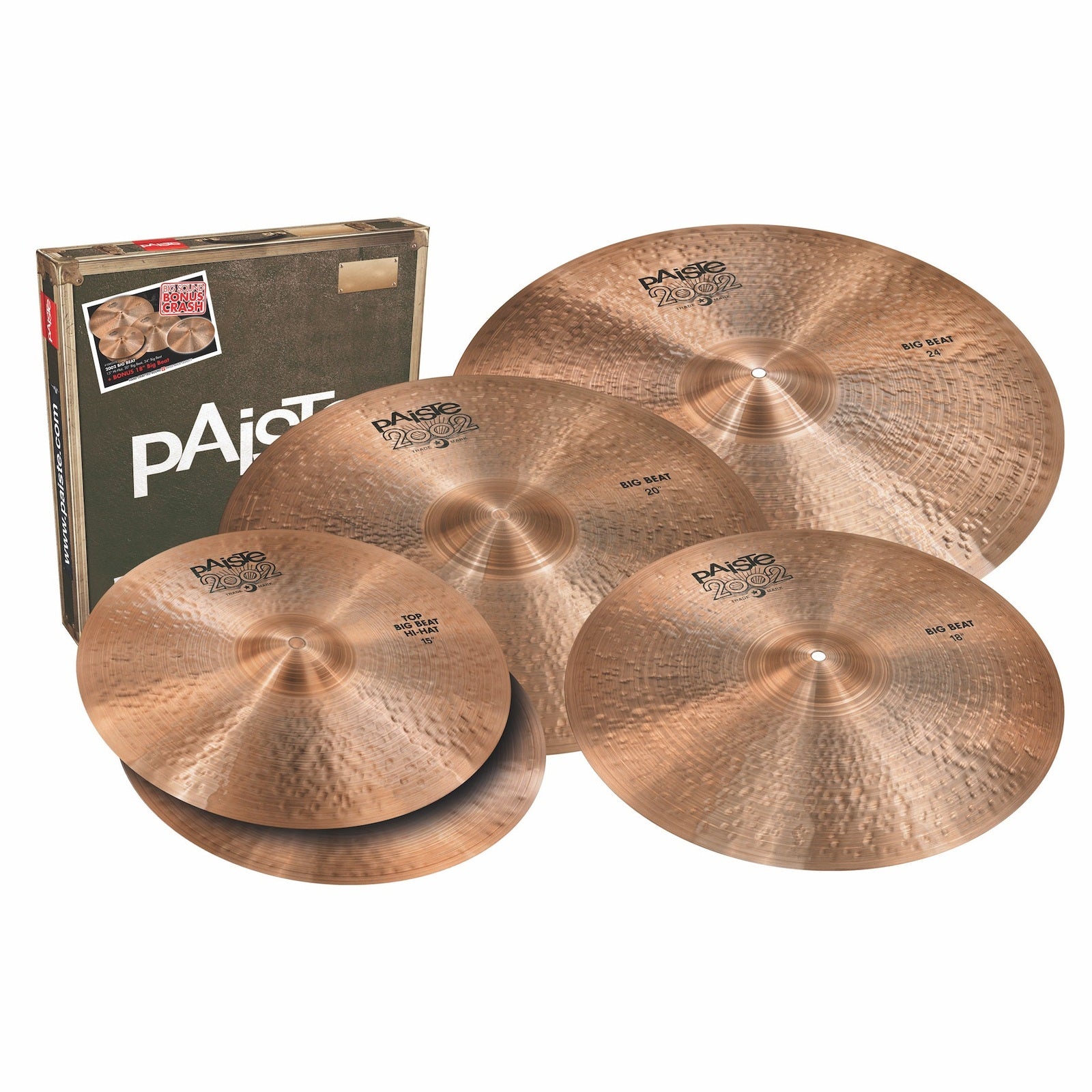 Paiste 2002 Big Beat Big Sound Cymbal Box Set