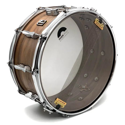 British Drum Company Founder's Reserve Pure Snare Drum 14x6.5 Black Walnut - Drum Center Of Portsmouth