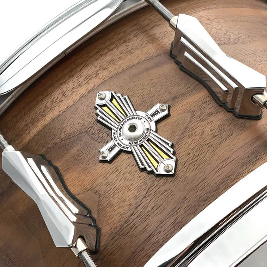 British Drum Company Founder's Reserve Pure Snare Drum 14x6.5 Black Walnut - Drum Center Of Portsmouth