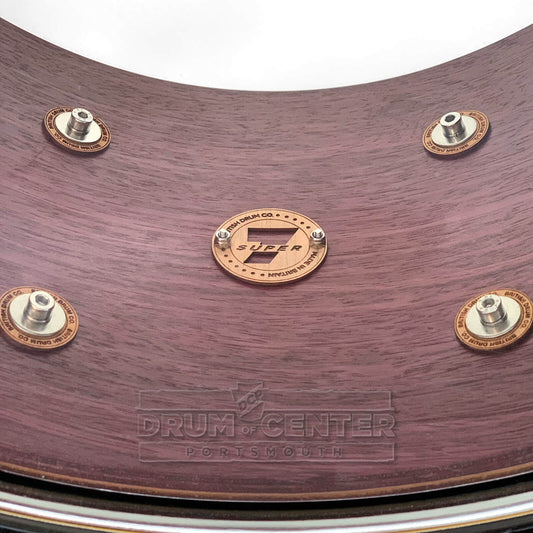 British Drum Company Super 7 Purpleheart Snare Drum 13x7