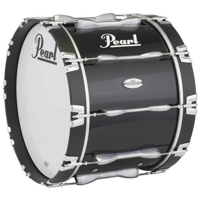 Pearl 20X14 Championship Maple Marching Bass Drum #46 - Midnight Black
