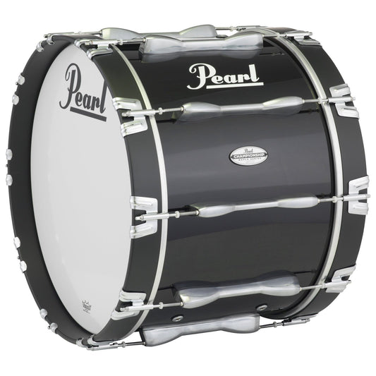 Pearl 20X14 Championship Maple Marching Bass Drum #46 - Midnight Black