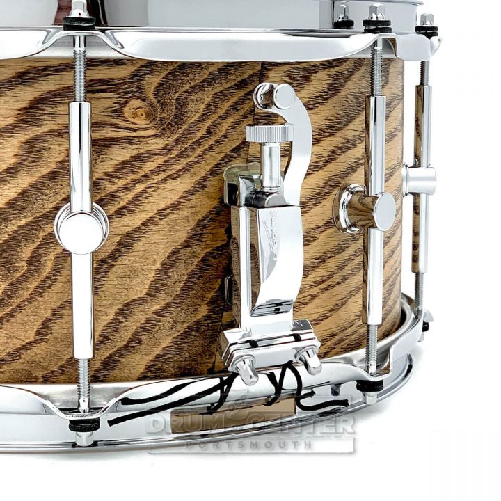 Canopus Ash Snare Drum - Natural OIl  13x6.5