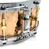 Canopus 'The Bronze' Hammered Snare Drum 14x5.5 w/Die Cast Hoops - Drum Center Of Portsmouth