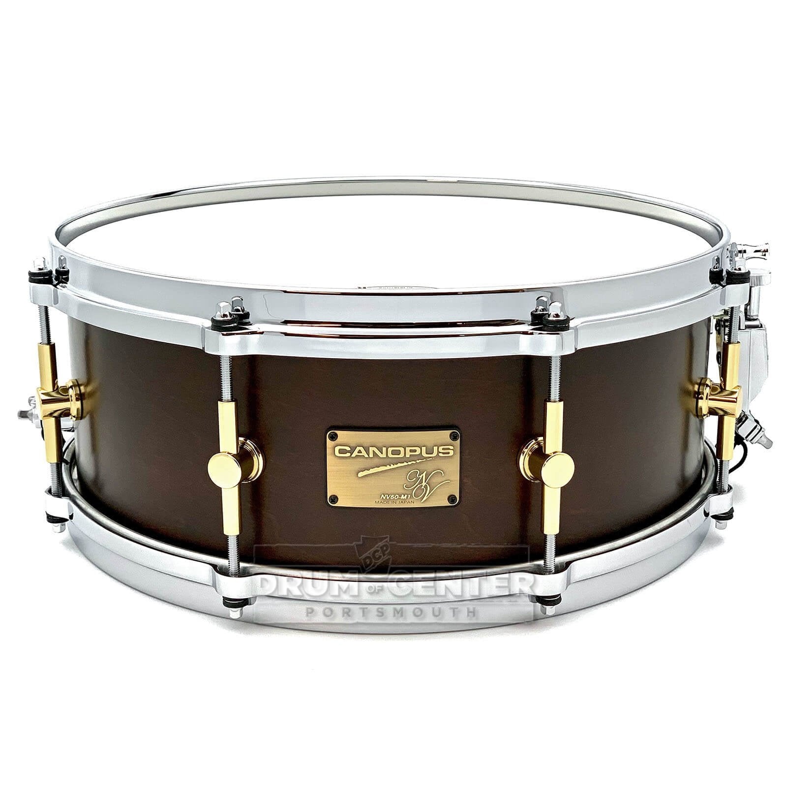 Canopus Neo Vintage M1 Snare Drum 14x5.5 Bitter Brown Oil