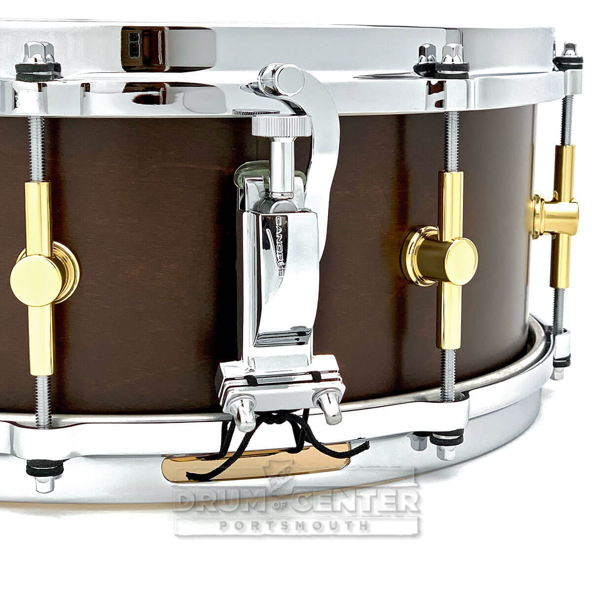Canopus Neo Vintage M1 Snare Drum 14x5.5 Bitter Brown Oil | DCP