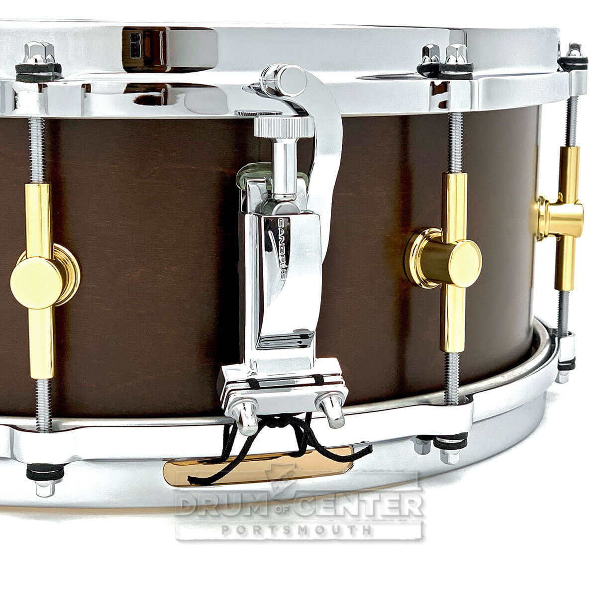 Canopus Neo Vintage M1 Snare Drum 14x5.5 Bitter Brown Oil