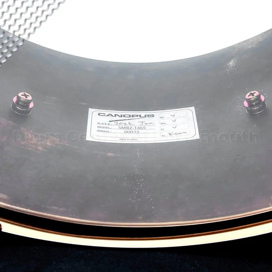 Canopus Patina Solid Brass Limited Edition Snare Drum 14x6.5 - Drum Center Of Portsmouth