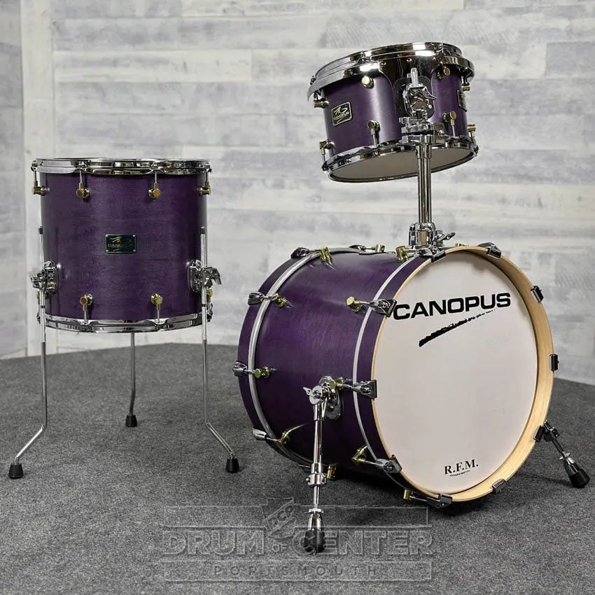 Canopus RFM 3pc Jazz Drum Set Purple Oil - Drum Center Of Portsmouth