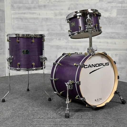 Canopus RFM 3pc Jazz Drum Set Purple Oil - Drum Center Of Portsmouth