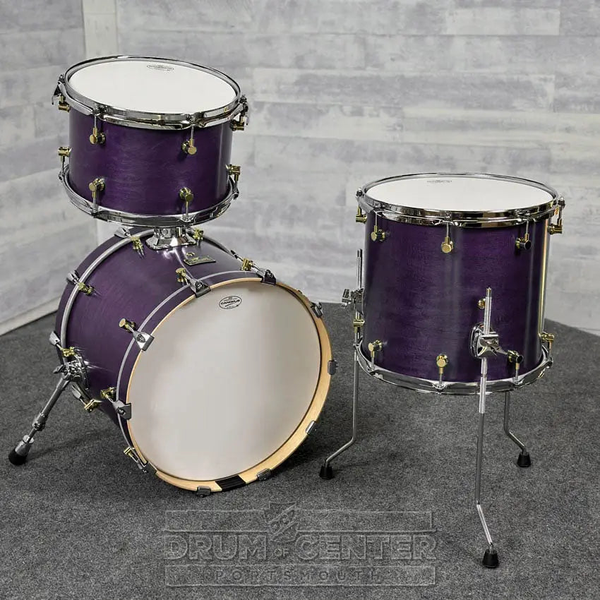 Canopus RFM 3pc Jazz Drum Set Purple Oil - Drum Center Of Portsmouth