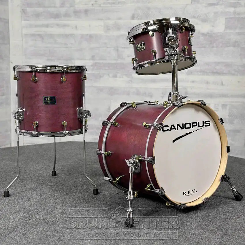 Canopus RFM 3pc Jazz Drum Set Smokey Violet Oil - Drum Center Of Portsmouth