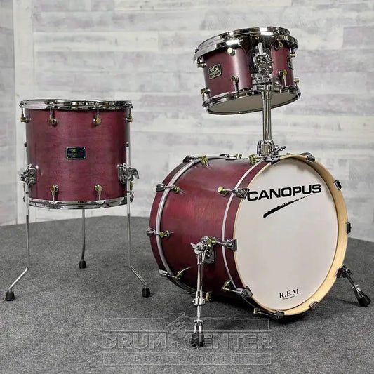 Canopus RFM 3pc Jazz Drum Set Smokey Violet Oil - Drum Center Of Portsmouth