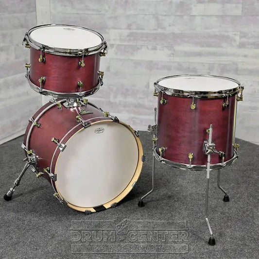 Canopus RFM 3pc Jazz Drum Set Smokey Violet Oil - Drum Center Of Portsmouth