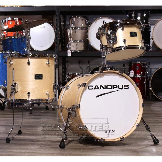 Canopus RFM 3pc Jazz Drum Set Natural Oil - Drum Center Of Portsmouth