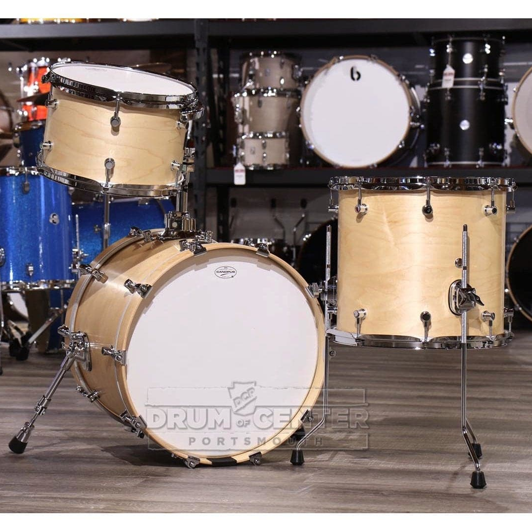 Canopus RFM 3pc Jazz Drum Set Natural Oil - Drum Center Of Portsmouth