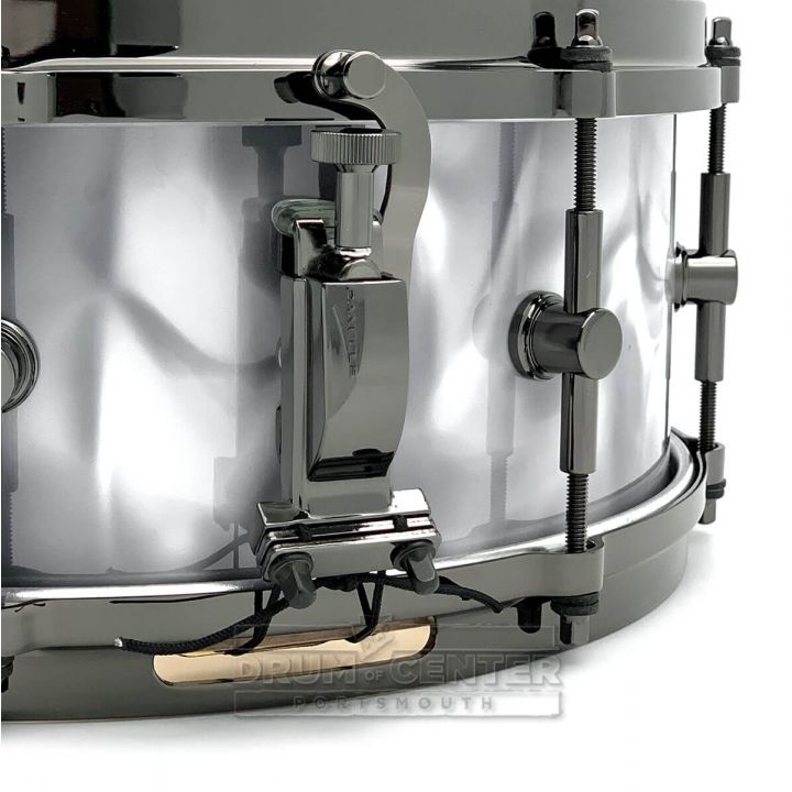 Canopus One of a Kind 10 Ply Maple Snare Drum 14x5.5 Diamond Gray Abalone Wrap