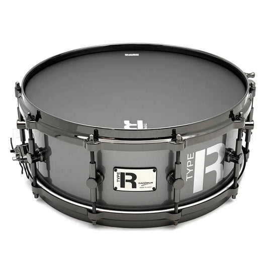 Canopus Type-R Maple Snare Drum 14x5.5 Gun Metal Metallic Lacquer - 2nd Line - Drum Center Of Portsmouth