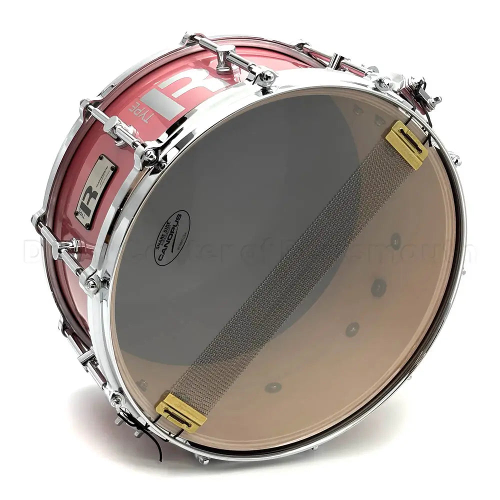 Canopus Type-R Maple Snare Drum 14x6.5 Sakura Metallic Lacquer - 2nd Line - Drum Center Of Portsmouth