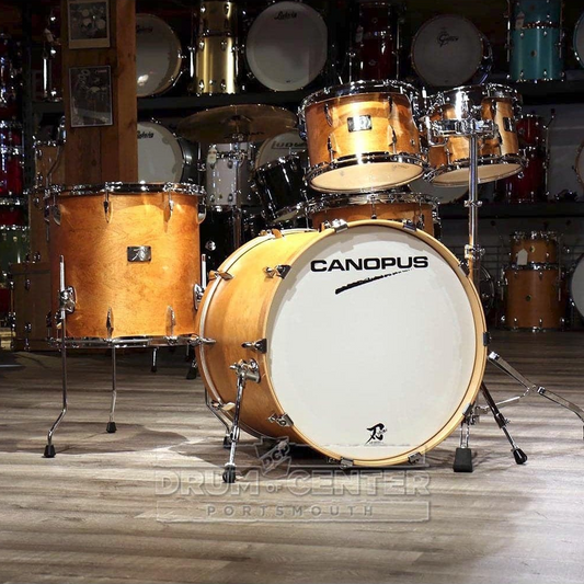 Canopus Yaiba 4pc Groove Drum Set Antique Natural Matte Lacquer - Drum Center Of Portsmouth