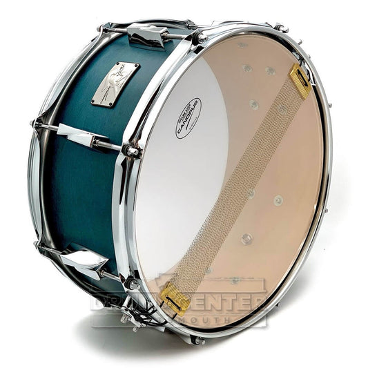 Canopus Yaiba Maple Snare Drum 14x6.5 Indigo Matte Lacquer