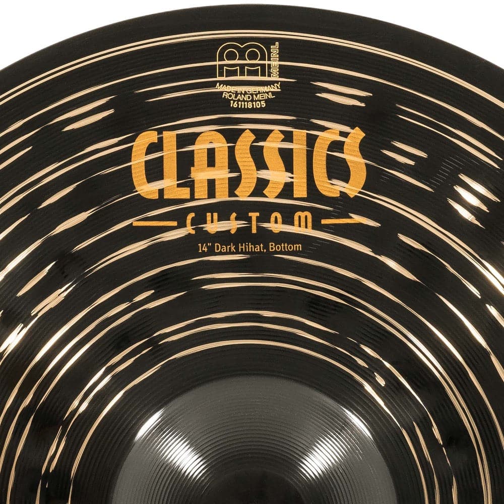 Meinl Classics Custom Dark Hi Hat Cymbals 14"