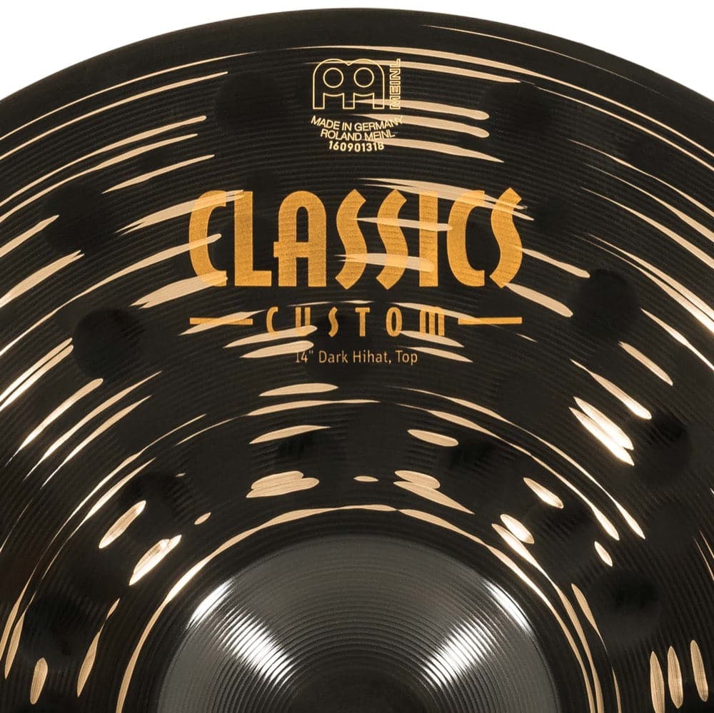 Meinl Classics Custom Dark Hi Hat Cymbals 14"